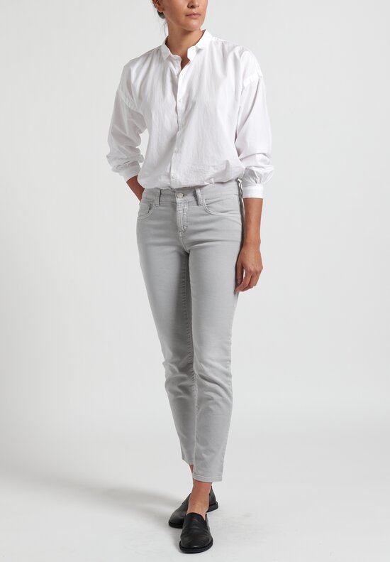 Closed Baker Cropped Narrow Jeans in Platinum	