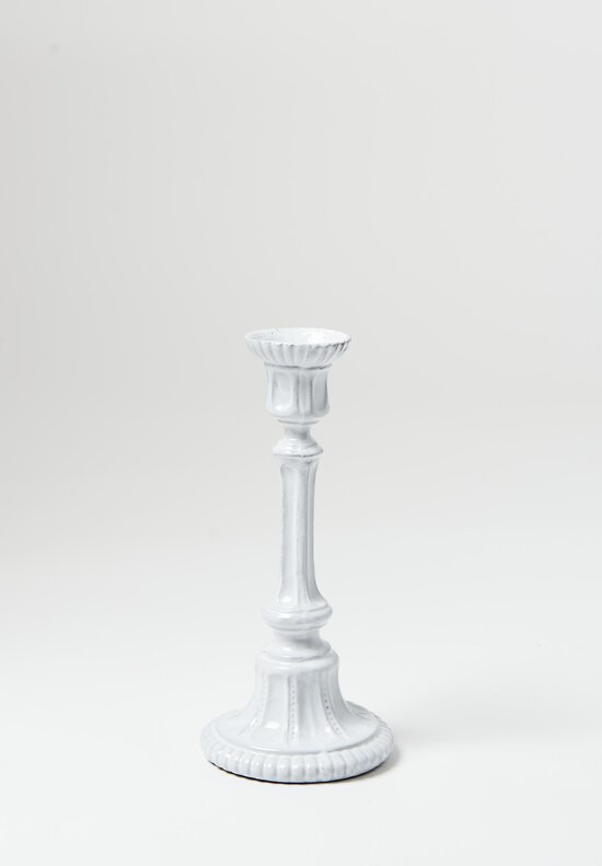 Astier de Villatte Gisele Candlestick in White	
