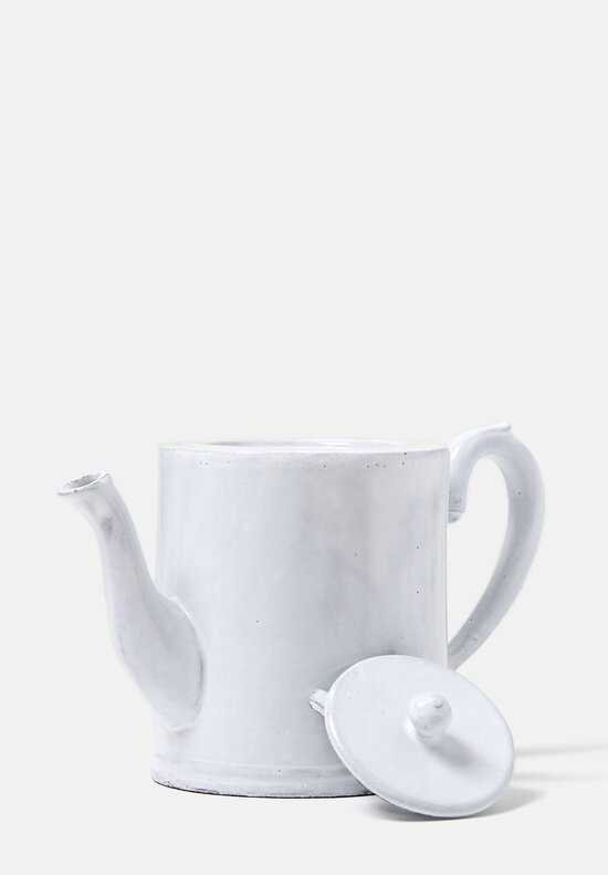 Astier de Villatte Colbert Teapot in White	