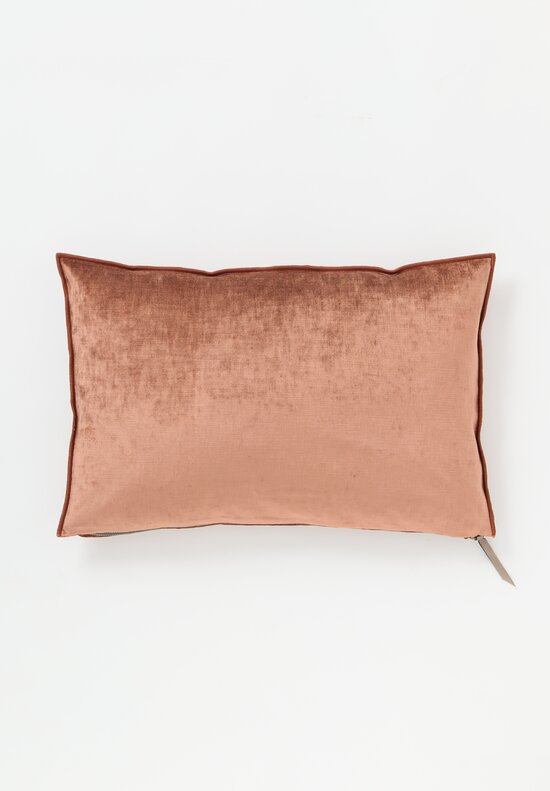 Maison de Vacances Royal Velvet Pillow in Argile Pink	