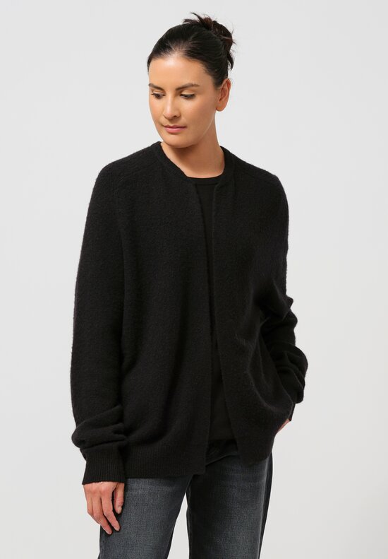 Frenckenberger Cashmere DJ Hell Bomber in Black	