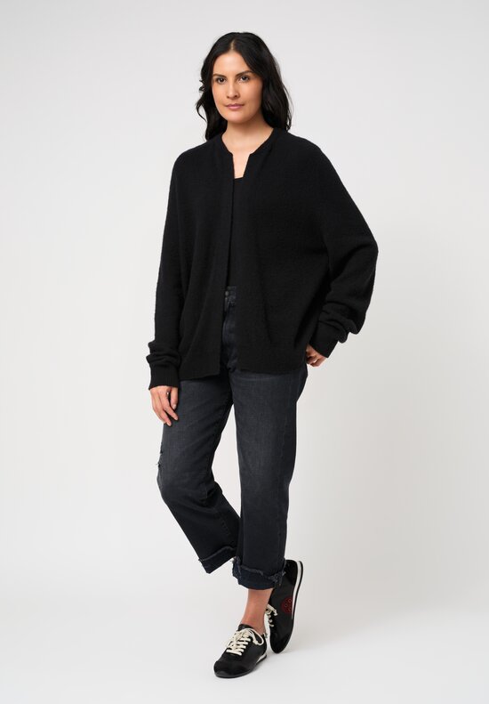 Frenckenberger Cashmere DJ Hell Bomber in Black