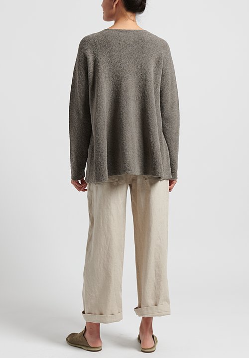 Lauren Manoogian Pima Cotton Flare Pullover in Granite | Santa Fe Dry ...