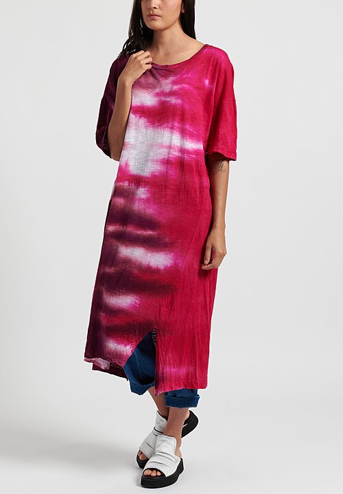 Gilda Midani Pattern Dyed Long Super Dress in Laser | Santa Fe Dry ...