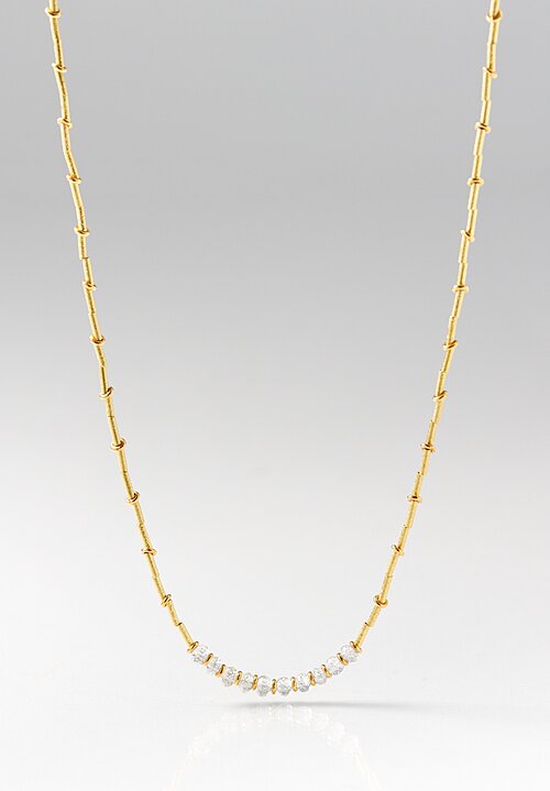 Greig Porter 18K Gold Diamond Necklace	