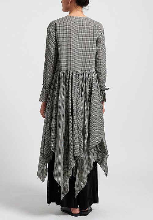 A Tentative Atelier ''Sacco'' Washed Multi-Layers Dress in Black ...