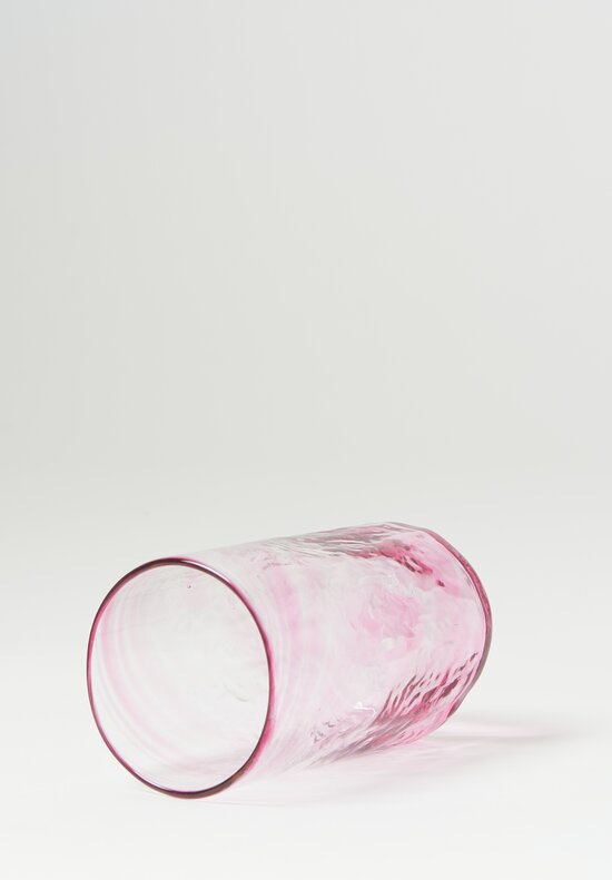 Studio Xaquixe Large Handblown Glassware in Fuchsia