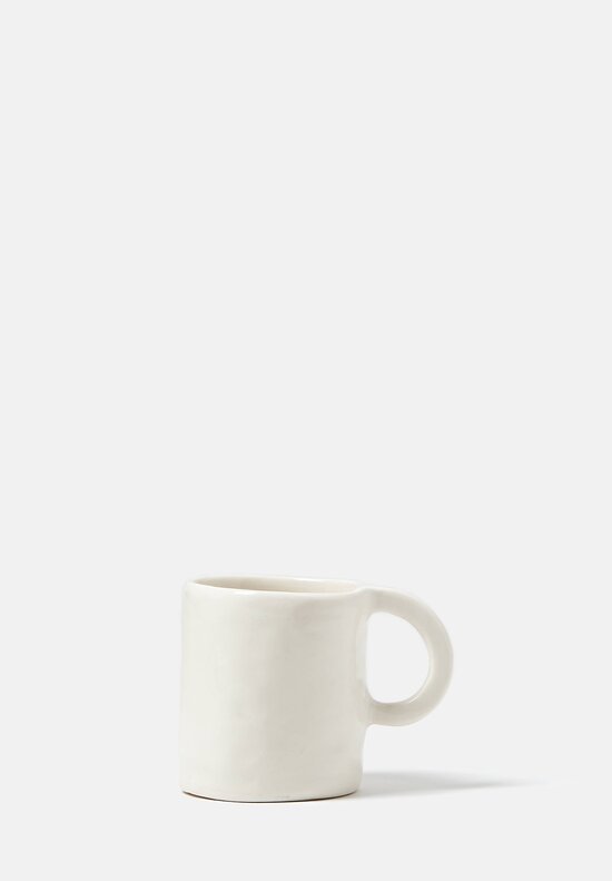 Bertozzi Handmade Small Espresso Cup in White	
