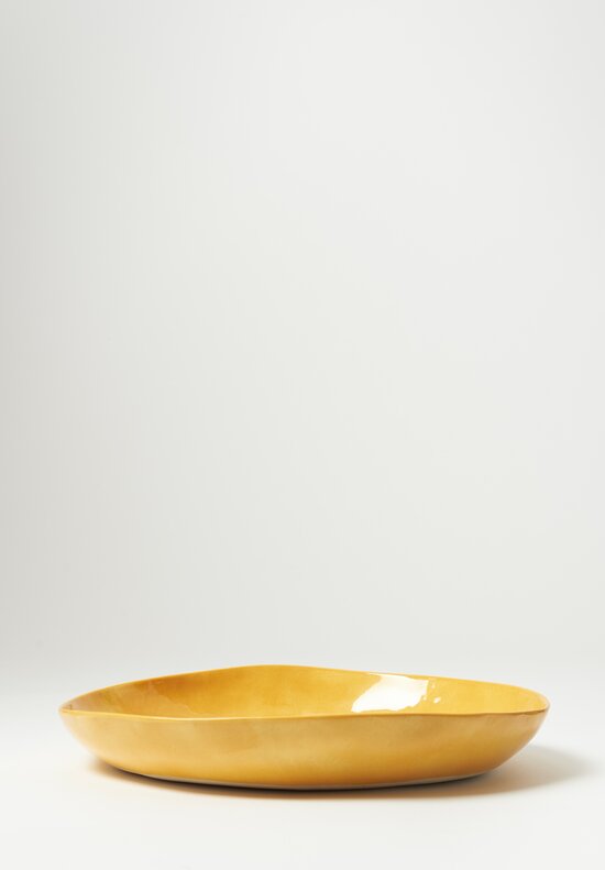 Bertozzi Solid Shallow Serving Bowl in Giallo Yellow
