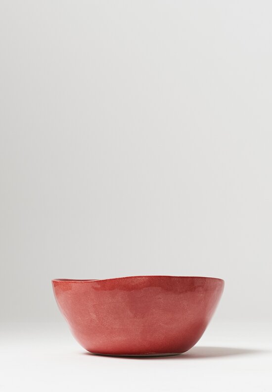 	Bertozzi Solid Painted Medium Bowl in Rosso