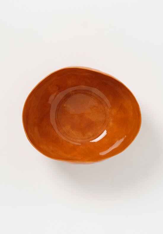Bertozzi Solid Irregular Serving Bowl in Bruno	