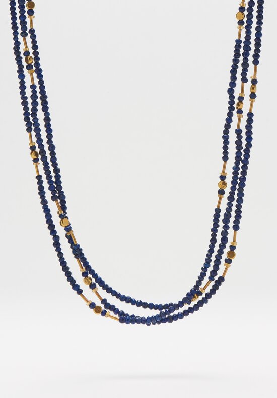 Greig Porter 18k, Lapis Short 3-Strand Necklace	