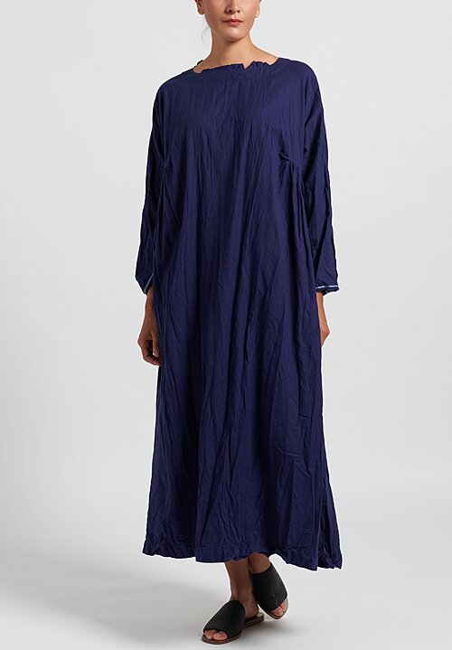 Daniela Gregis Washed Cotton Chicory Newpride Dress in Blue | Santa Fe ...