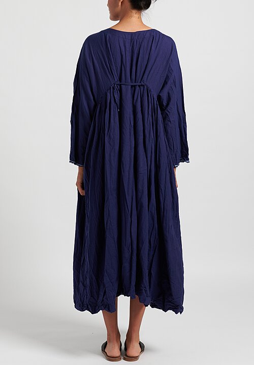 Daniela Gregis Washed Cotton Chicory Newpride Dress in Blue | Santa Fe ...