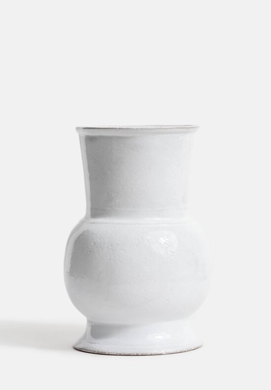 Astier de Villatte Colbert Vase in White
