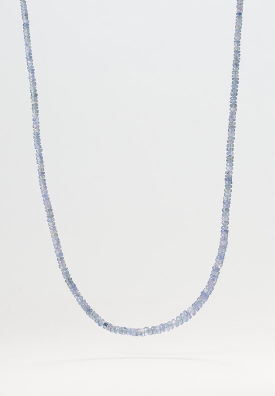 Greig Porter 18k, Single Strand Sapphire Necklace	