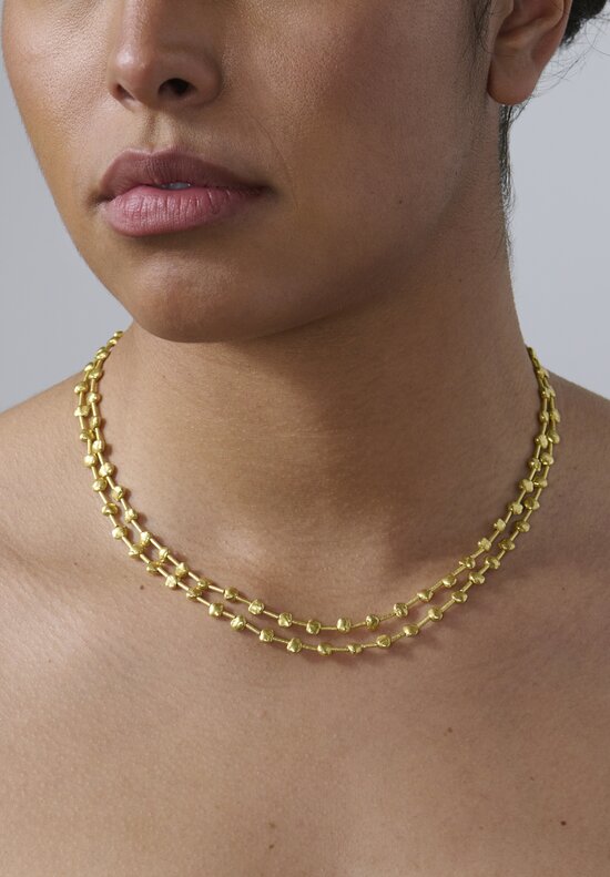Greig Porter 18K Gold Dotted Necklace	