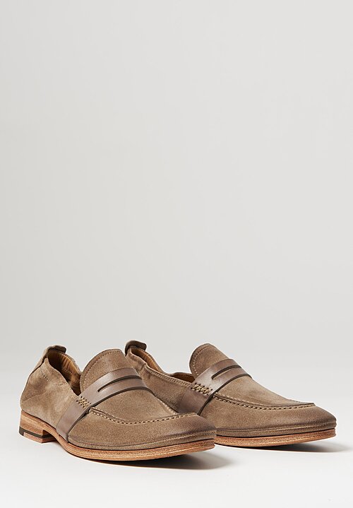 N.D.C Sacchetto L Saddle Loafer in Antilop Tan	