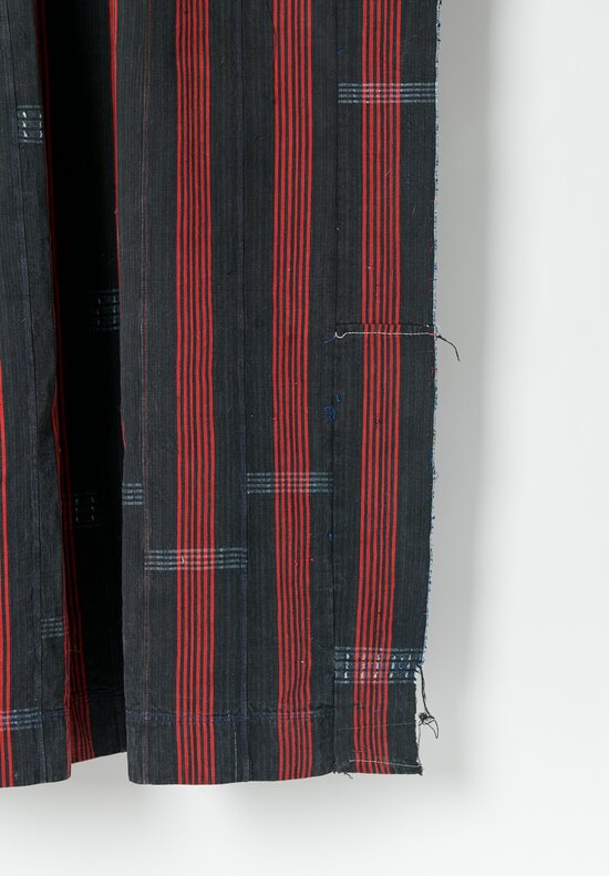 Antique and Vintage Handmade Nigerian Striped Yoruba Textile	