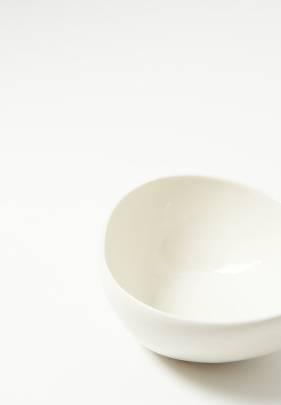 Bertozzi Handmade Small Pebble Bowl in White	