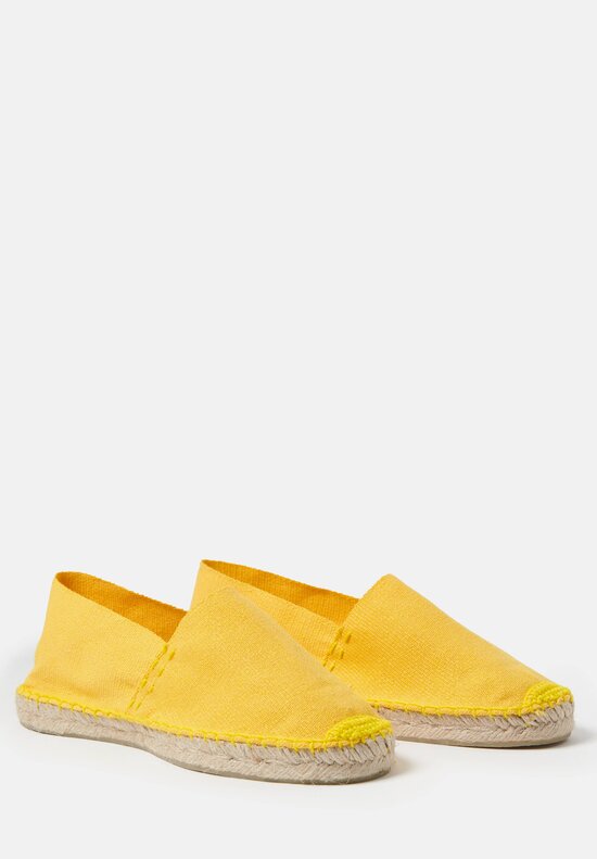 Daniela Gregis Cotton Classic Espadrilles in Yellow