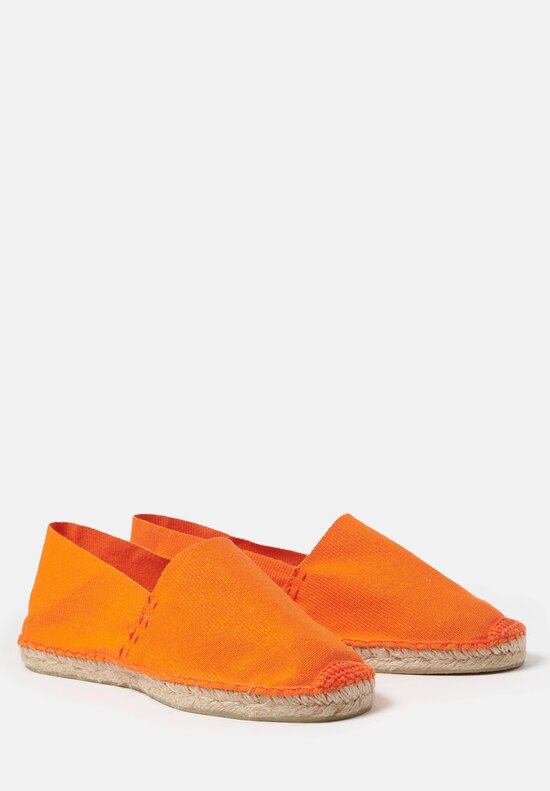 Daniela Gregis Cotton Classic Espadrilles in Orange	