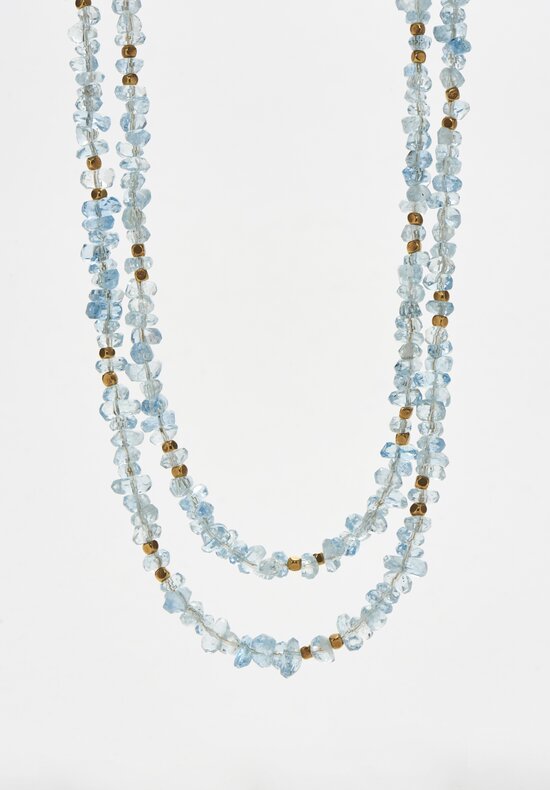 Greig Porter 18K, Aquamarine Long Necklace	