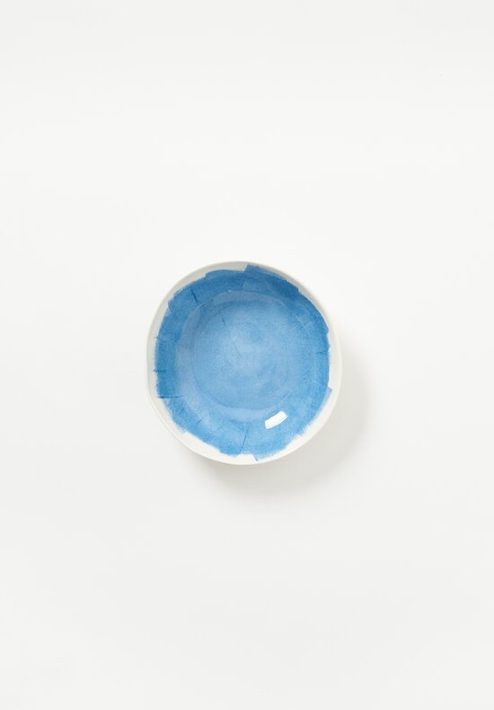 Bertozzi Brushed Interior Bowl in Blue Medio	