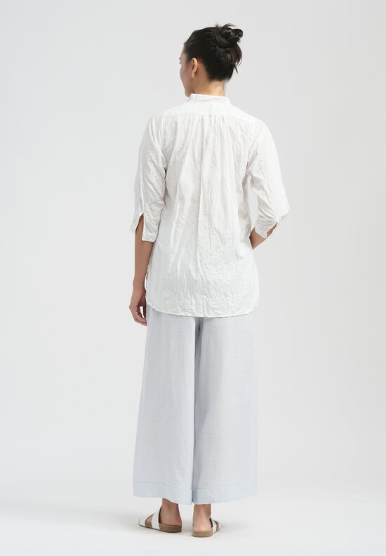 Daniela Gregis Washed Cotton ''Camicia'' Kora Top in White