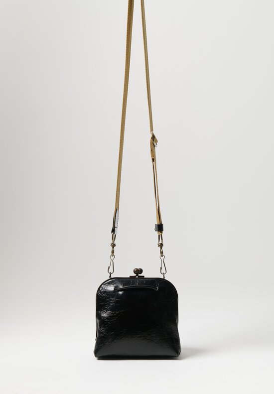 Uma Wang Small Calfskin Handbag in Black	