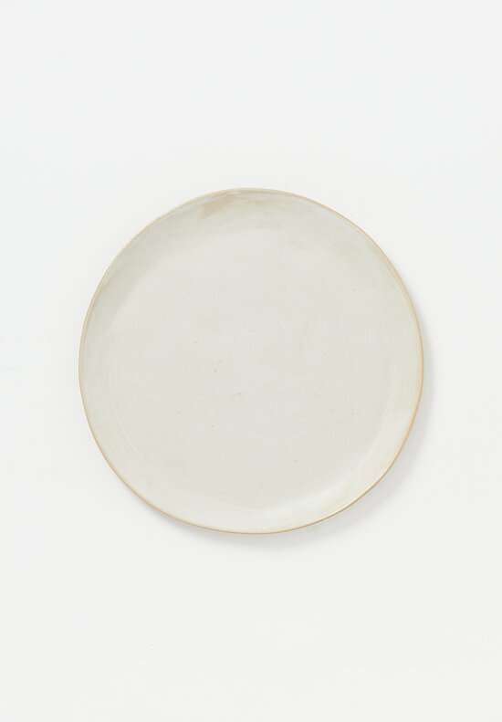 Laurie Goldstein Ceramic Large Dinner Plate White	