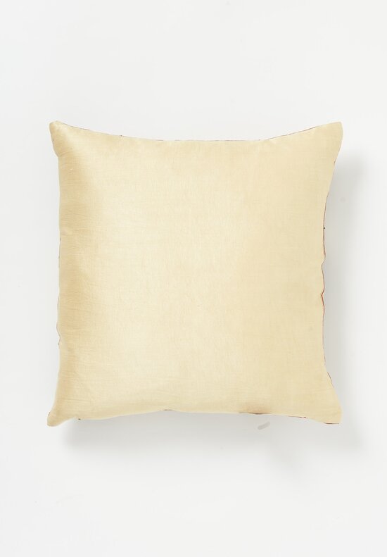 Square Suzani Embroidered Pillow	
