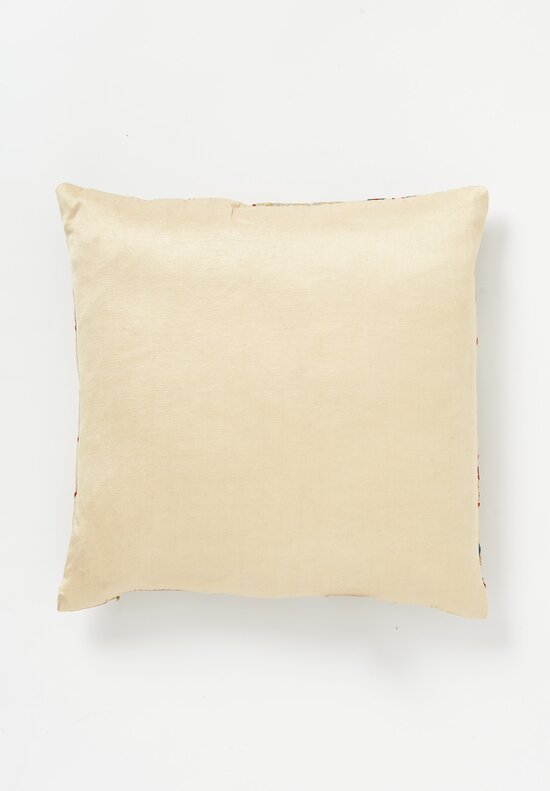 Square Suzani Embroidered Pillow	