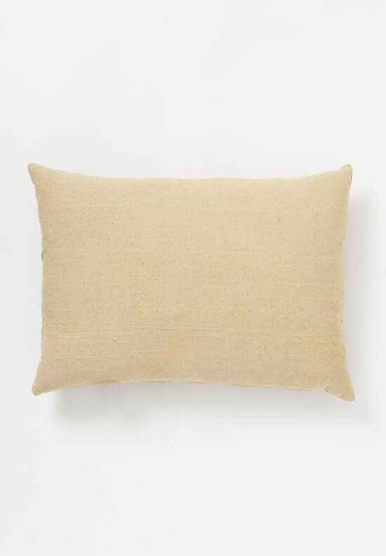 Caucasian Embroidered Karabag Antler Motif Rectangle Pillow	