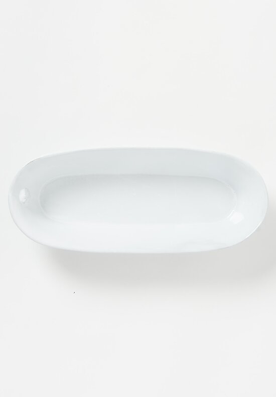 Astier de Villatte Long Alexander Vegetable Platter in White