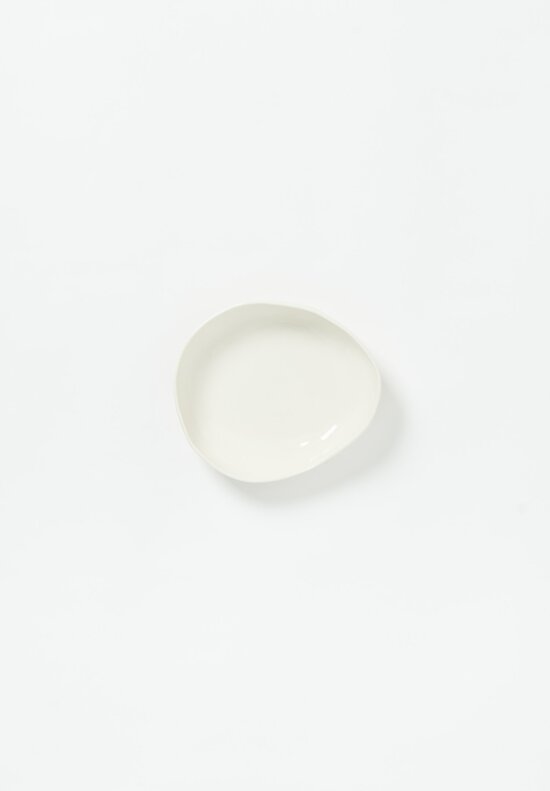 Bertozzi Solid Painted Shallow Pebble Bowl Senza Decoro	