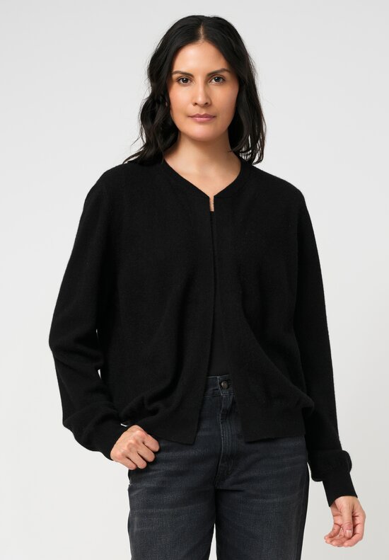 Frenckenberger Cashmere Mini Bomber in Black