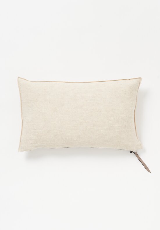 Maison de Vacances Washed Linen Crepon Pillow Fior di Latte	