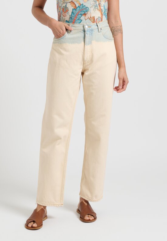 Etro Distressed Ombre Bleach Jeans	