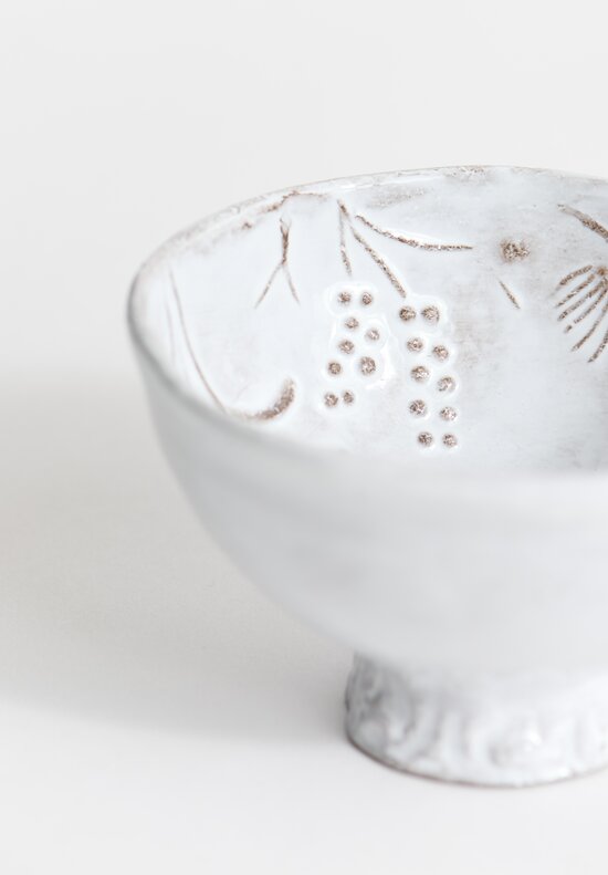 Astier de Villatte Small ''Robinson'' Bowl in White	