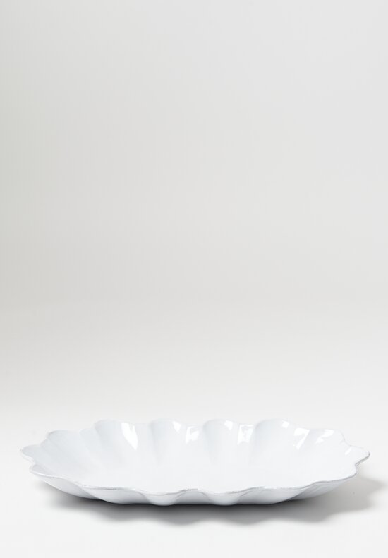 Astier de Villatte Marguerite Large Platter White	
