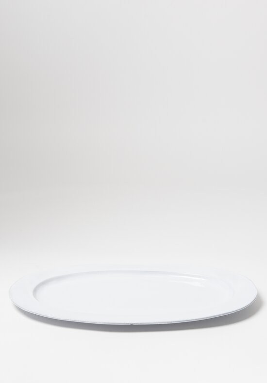 Astier de Villatte Villa Medicis Large Oval Platter White	