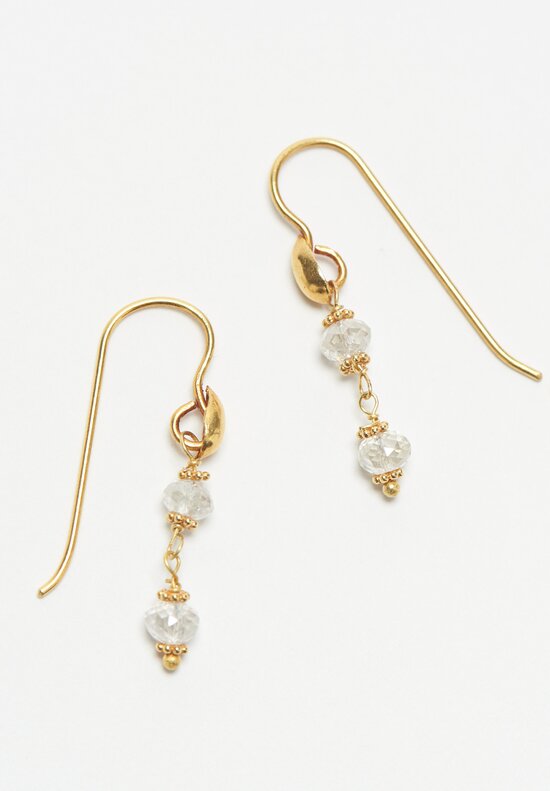 Greig Porter 18K, Diamond Double Drop Earrings	