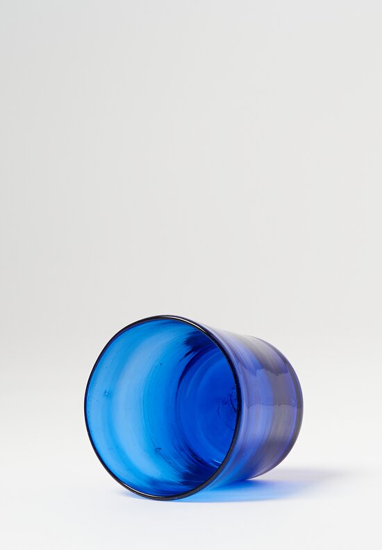 L.S. Glass Goblet V Glass ll Dark Blue	