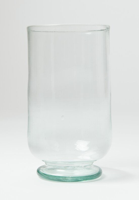 L.S. Handblown Glass Large Vase Transparent	