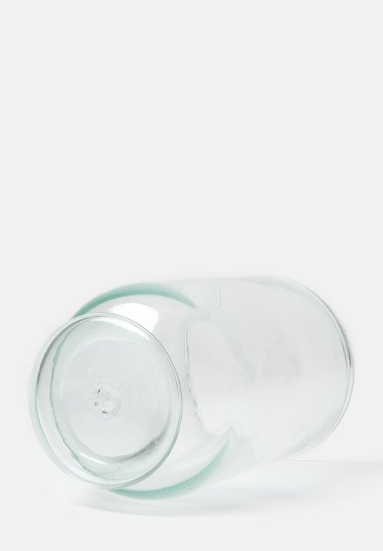 L.S. Handblown Glass Large Vase Transparent	