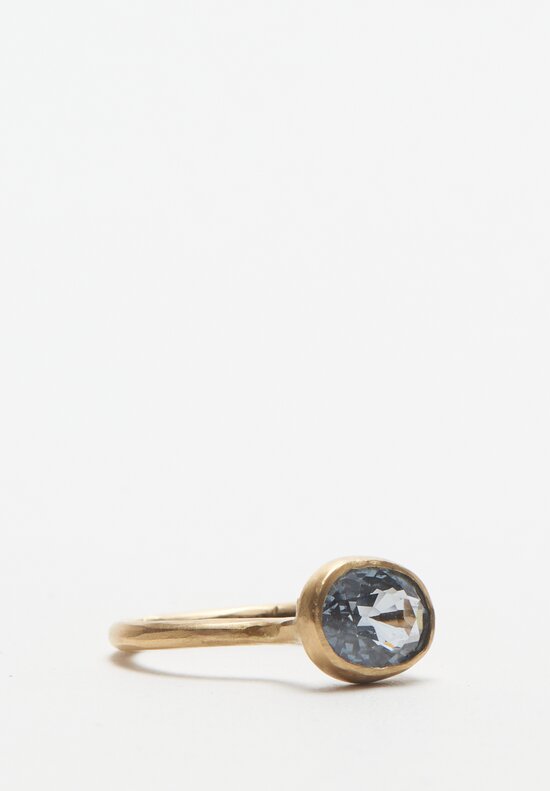 Margery Hirschey 22k, Blue Spinel Ring	