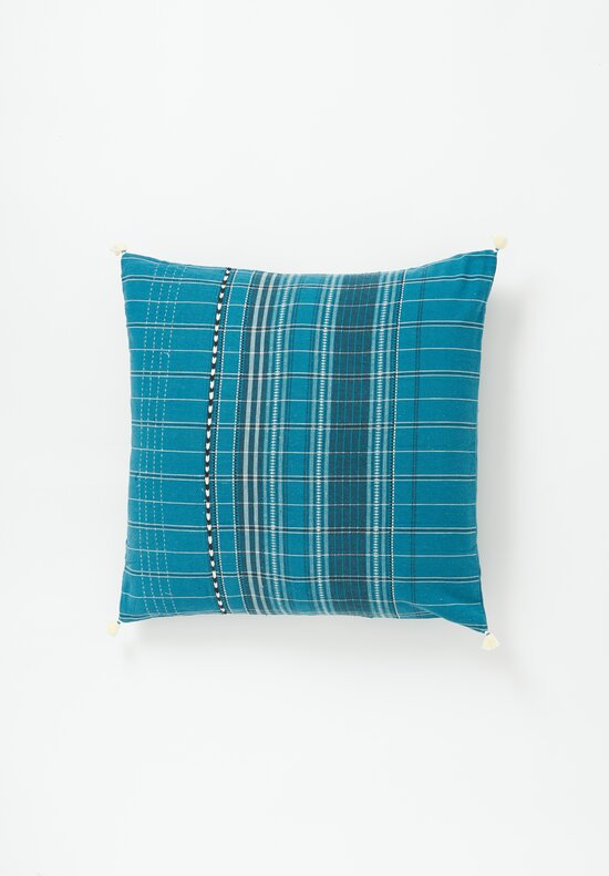 Injiri Organic Handwoven Cotton Asmaani Square Pillow	
