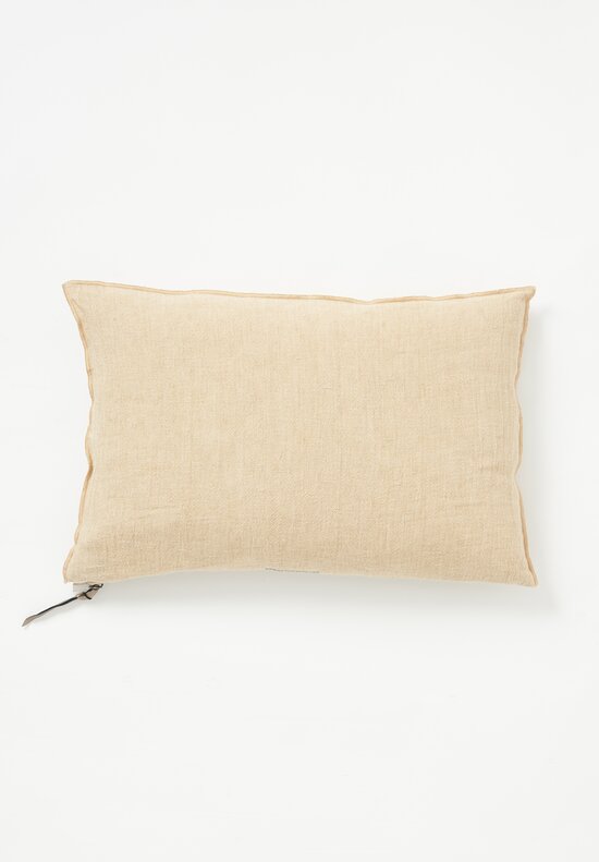 Maison de Vacances Washed Linen Crepon Pillow Orgeat	