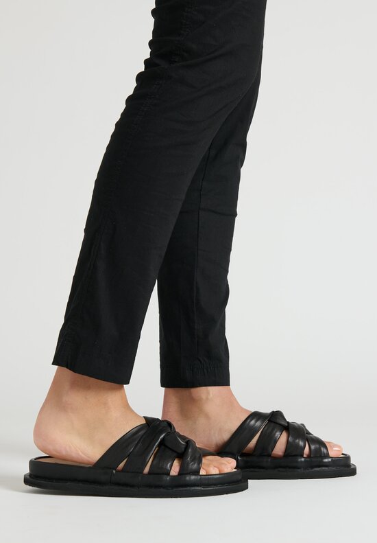 Trippen Knotty Sandal in Black	
